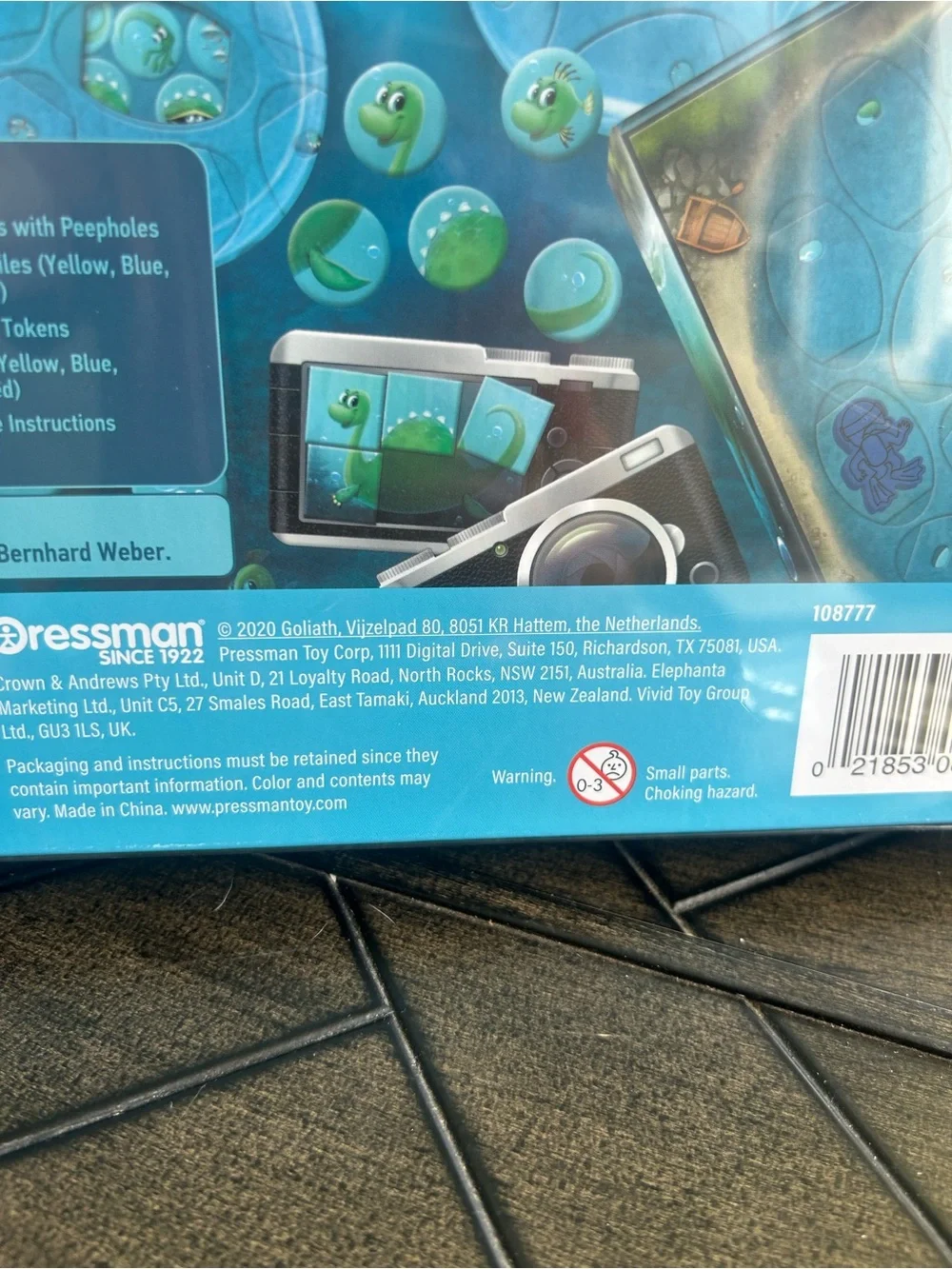 New Finding Nessie The Innovative 3D game of adventure by Pressman gift
